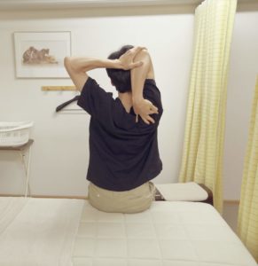 上腕三頭筋のストレッチ