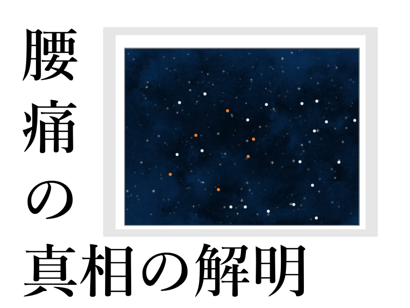 腰痛の真相ページの画像テキスト