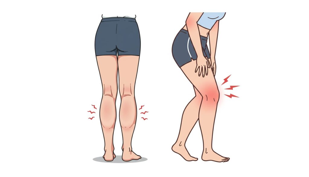 膝が痛くて困っている