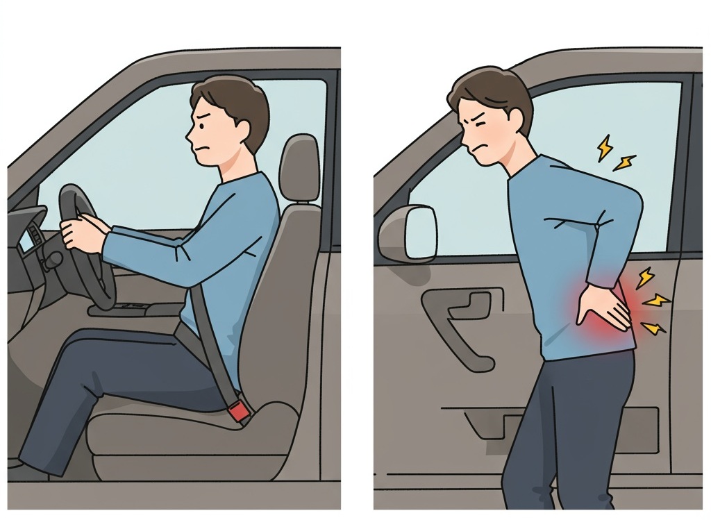 運転後だけ腰が痛むという腰痛