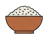 ごはん炭水化物イメージ
